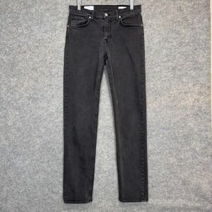 BLDWN Jeans Mens 31 Modern Slim 31x32 Dark Wash Black Denim Pants Smoke USA